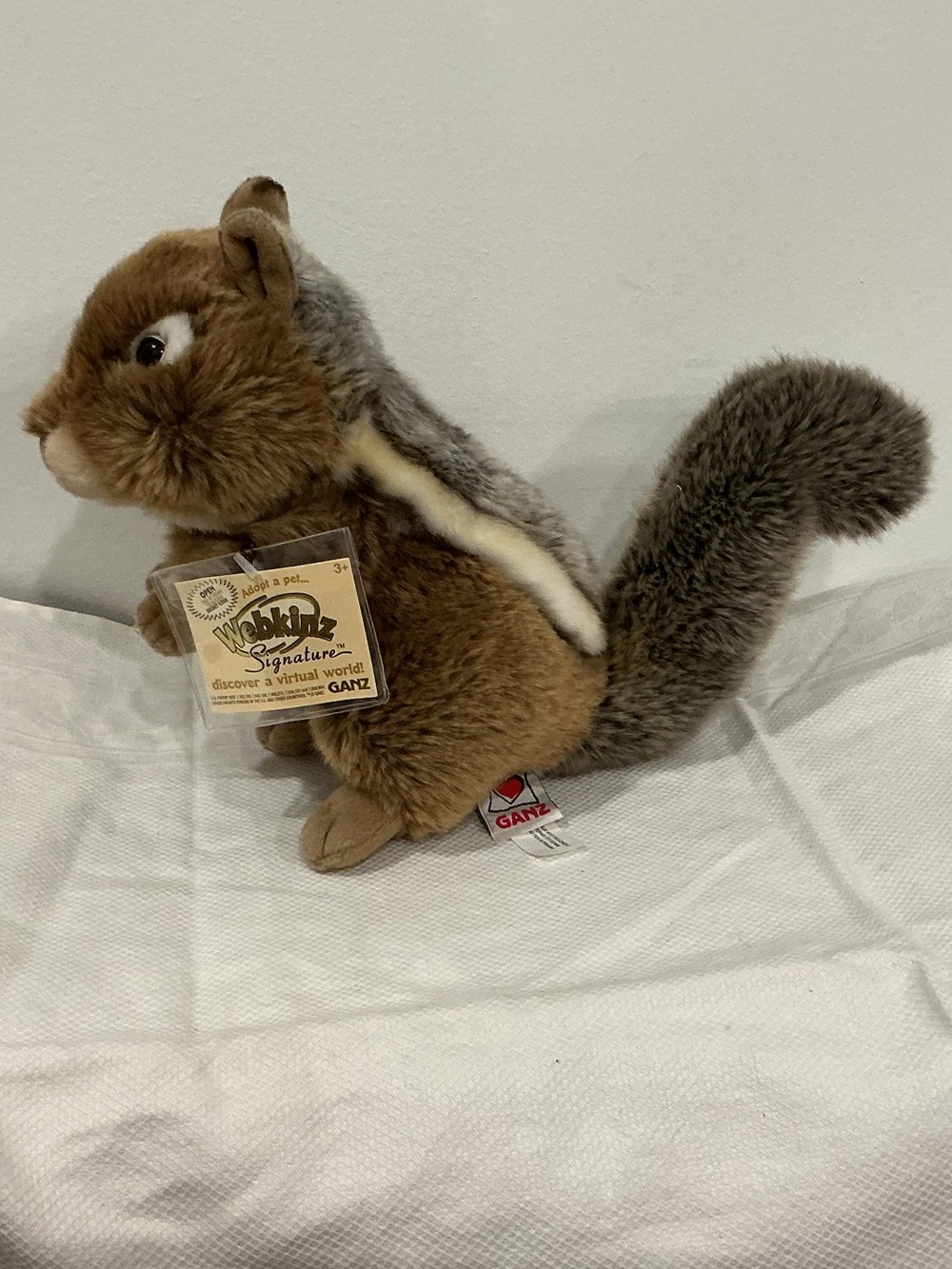 GANZ Webkinz Signature Chipmunk Plush WKSS2009